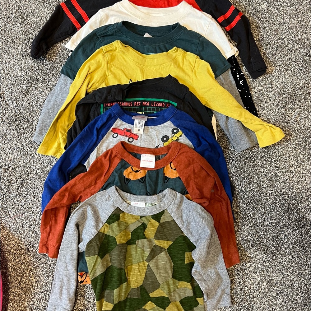 Hanna Andersson 2T Boys LS Shirt Bundle (8)